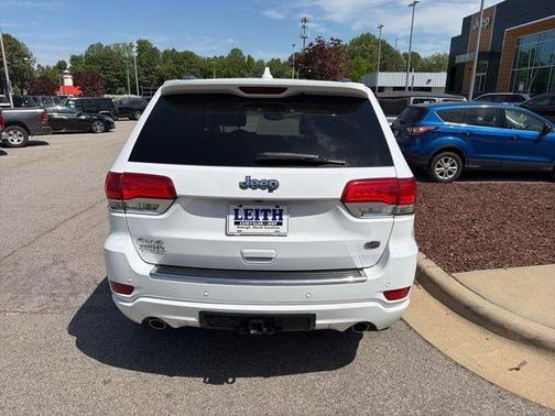 Bright White Clearcoat 2018 Jeep Grand Cherokee Overland