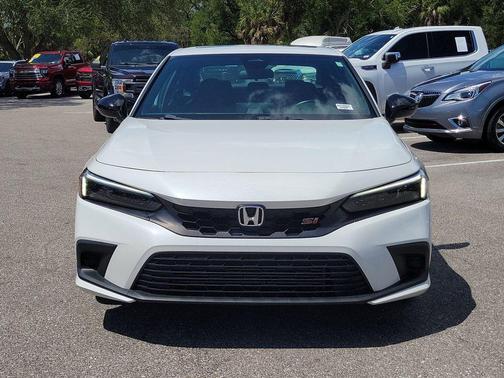 Platinum White Pearl 2024 Honda Civic Si Base