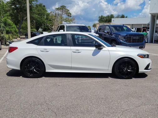 Platinum White Pearl 2024 Honda Civic Si Base