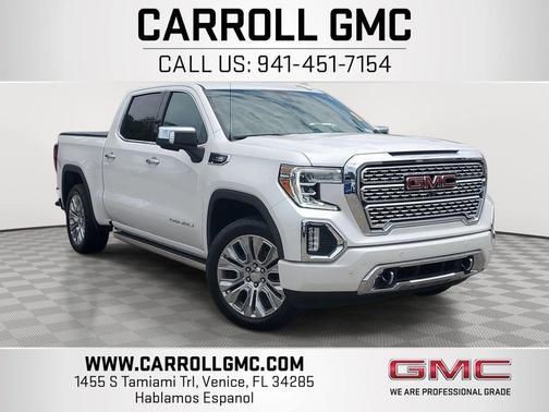 White Frost Tri-Coat 2021 GMC Sierra 1500 Denali