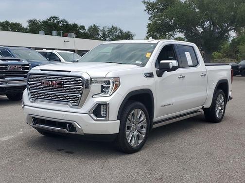 White Frost Tri-Coat 2021 GMC Sierra 1500 Denali