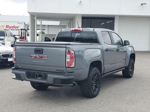 Satin Steel Metallic 2022 GMC Canyon AT4 w/Leather