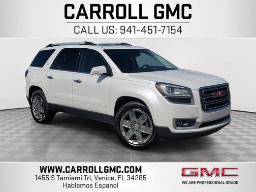 White Frost Tri-Coat 2017 GMC Acadia Limited Limited