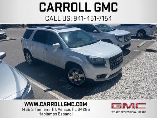 White Frost Tri-Coat 2017 GMC Acadia Limited Limited