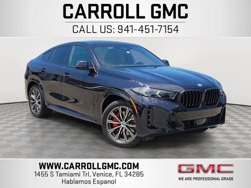 Carbon Black Metallic 2024 BMW X6 xDrive40i