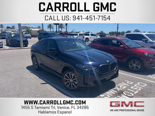 Carbon Black Metallic 2024 BMW X6 xDrive40i