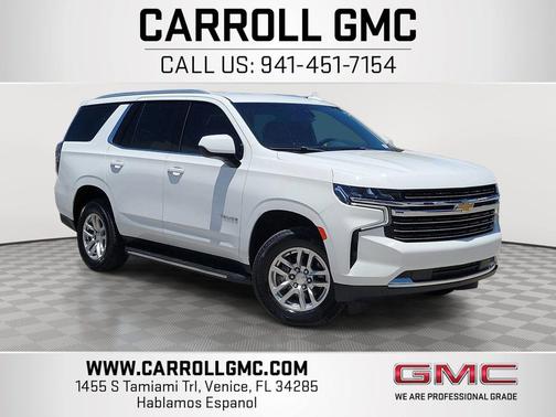 Summit White 2021 Chevrolet Tahoe LT