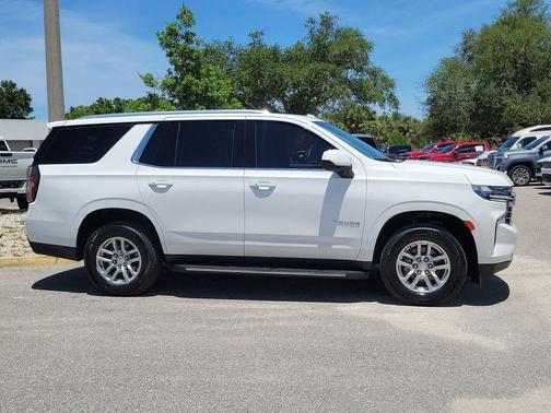 Summit White 2021 Chevrolet Tahoe LT