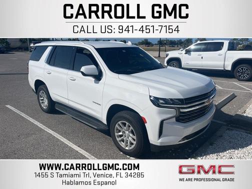 Summit White 2021 Chevrolet Tahoe LT