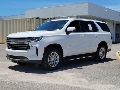 Summit White 2021 Chevrolet Tahoe LT