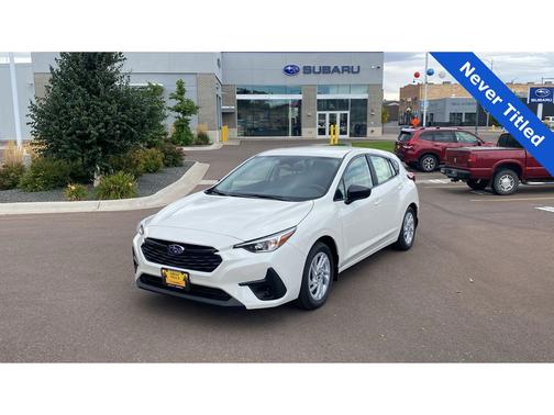 Crystal White Pearl 2025 Subaru Impreza Base