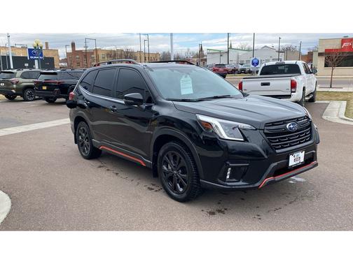 Crystal Black Silica 2023 Subaru Forester Sport