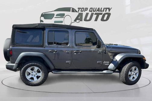 Gray 2018 Jeep Wrangler Unlimited Sport S