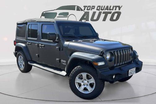 Gray 2018 Jeep Wrangler Unlimited Sport S