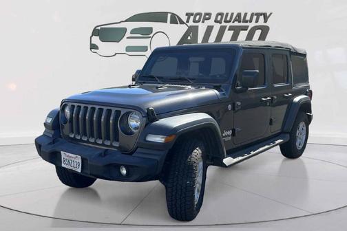 Gray 2018 Jeep Wrangler Unlimited Sport S