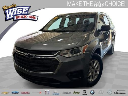 Satin Steel Metallic 2021 Chevrolet Traverse LS