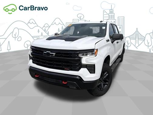 Summit White 2022 Chevrolet Silverado 1500 LT Trail Boss