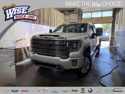 White Frost Tricoat 2022 GMC Sierra 3500 Denali
