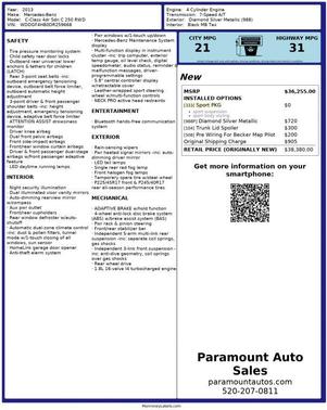 2013 Mercedes-Benz C-Class C 250 Sport