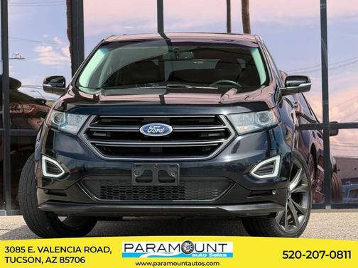 Shadow Black 2017 Ford Edge Sport