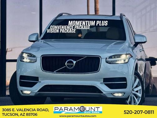 Crystal White Pearl 2016 Volvo XC90 T6 Momentum