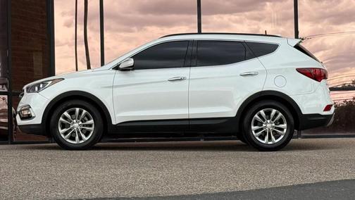 Frost White Pearl 2017 Hyundai Santa Fe Sport 2.0L Turbo