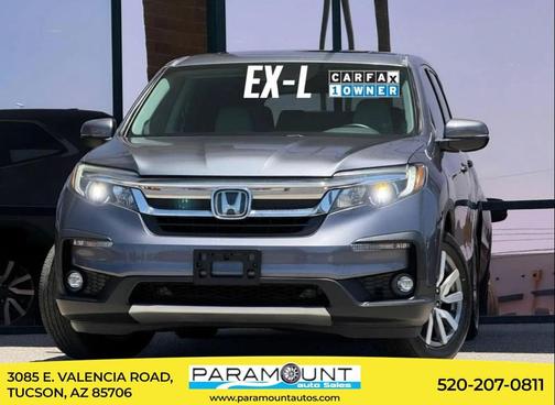 Modern Steel Metallic 2019 Honda Pilot EX-L