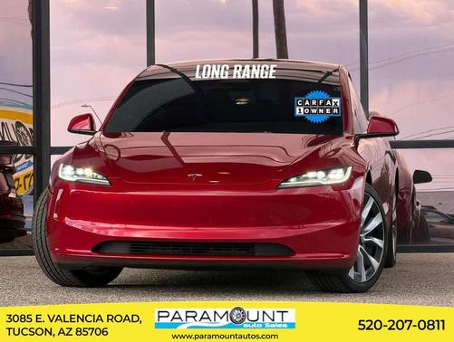 Ultra Red 2024 Tesla Model 3 Long Range