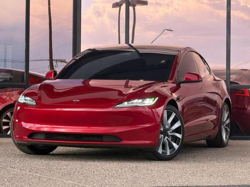 Ultra Red 2024 Tesla Model 3 Long Range