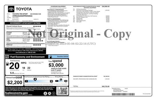 2023 Toyota Tacoma TRD Sport