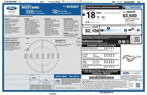 2019 Ford Mustang Bullitt
