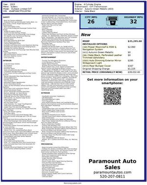 2023 Subaru Outback Limited