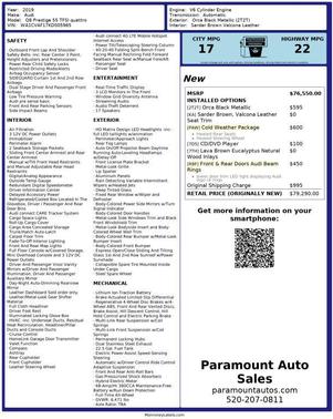 2019 Audi Q8 3.0T Premium