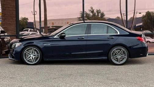 Brilliant Blue Metallic 2020 Mercedes-Benz AMG C 63 Sedan