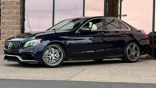 Brilliant Blue Metallic 2020 Mercedes-Benz AMG C 63 Sedan