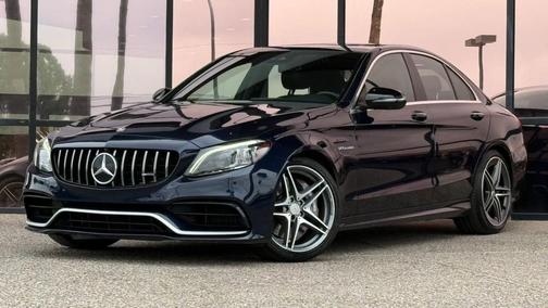 Brilliant Blue Metallic 2020 Mercedes-Benz AMG C 63 Sedan