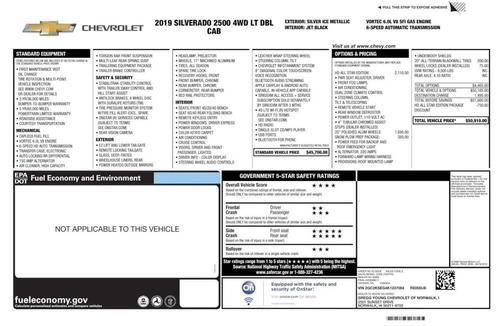 Silver Ice Metallic 2019 Chevrolet Silverado 2500 LT