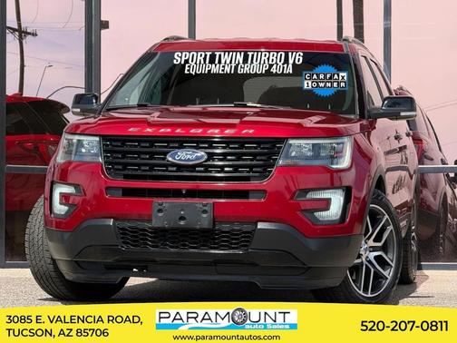 Ruby Red Metallic Tinted Clearcoat 2016 Ford Explorer Sport
