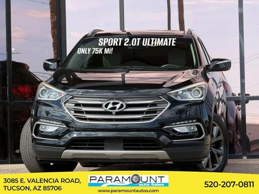 Twilight Black 2017 Hyundai Santa Fe Sport 2.0L Turbo Ultimate