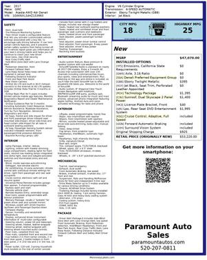 2017 GMC Acadia Denali