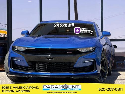 Riverside Blue Metallic 2019 Chevrolet Camaro 1SS