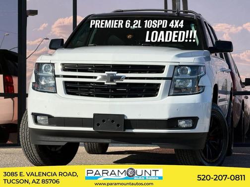 Summit White 2018 Chevrolet Tahoe Premier