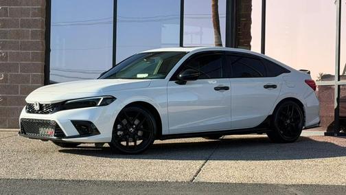 Platinum White Pearl 2024 Honda Civic Si Base