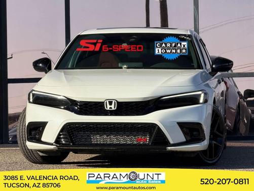 Platinum White Pearl 2024 Honda Civic Si Base