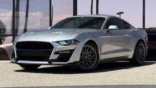Iconic Silver Metallic 2021 Ford Mustang EcoBoost