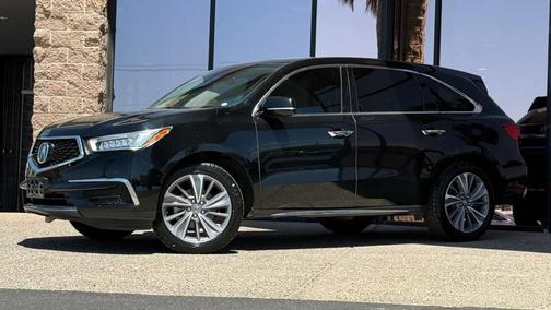 Crystal Black Pearl 2017 Acura MDX 3.5L w/Technology Package