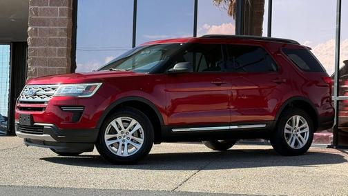 Ruby Red Metallic Tinted Clearcoat 2018 Ford Explorer XLT