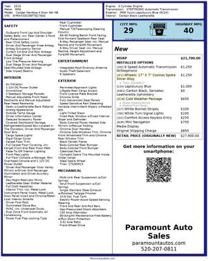 2015 MINI Hardtop Cooper