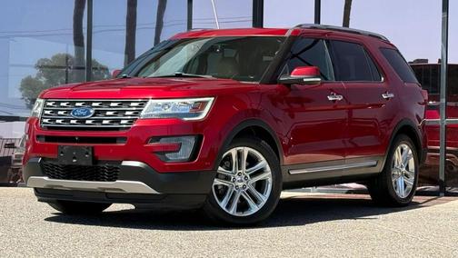 Ruby Red Metallic Tinted Clearcoat 2017 Ford Explorer Limited
