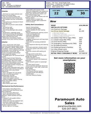 2021 Toyota Supra 3.0 Premium